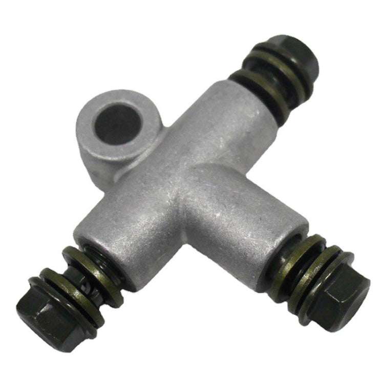 Interfaccia Connettore a Tre Vie Per Tubo Olio Freno ATV da 10 mm AUTO MOTO QUAD GOKART