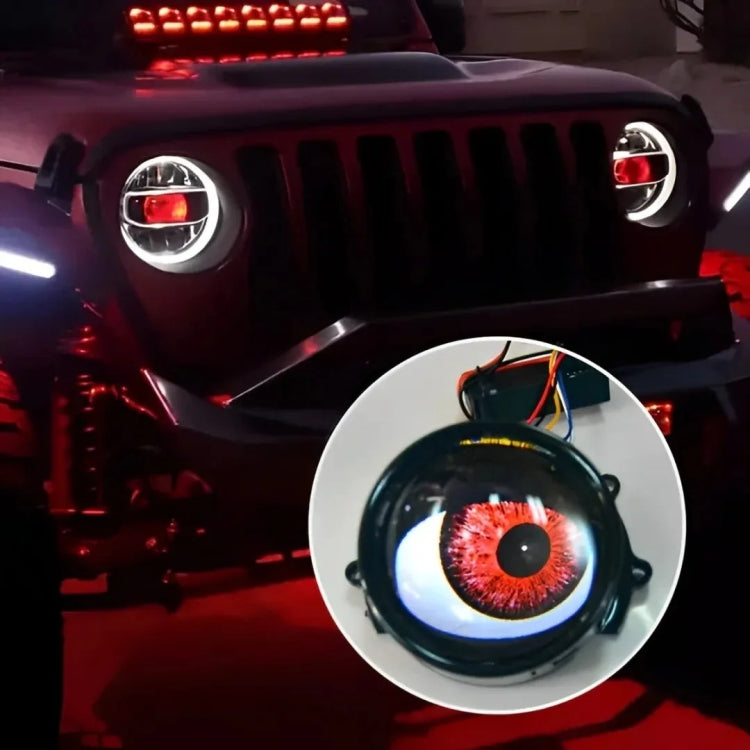 Coppia Fendinebbia Occhio Dinamico Led Devil Eye Per Tutte Le Auto 3 Pollici