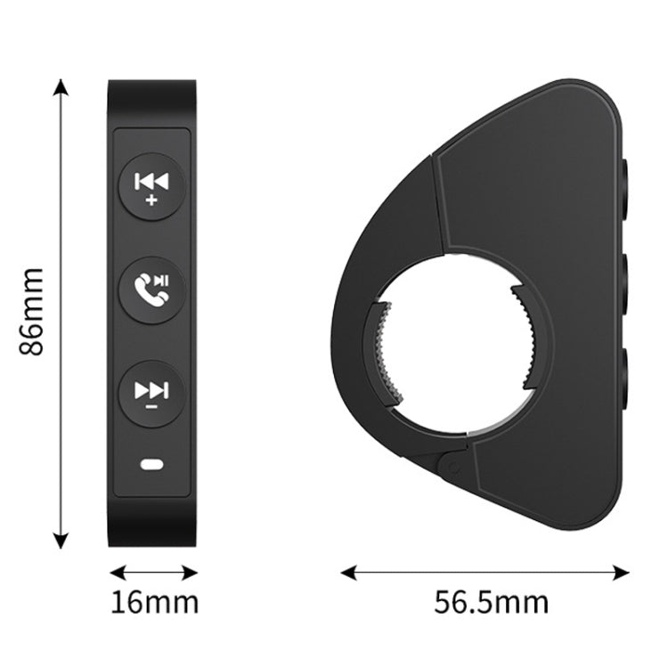 Telecomando Universale Bluetooth Manubrio Cellulare Android o Ios Per Moto Scooter Monopattino Bici elettrica