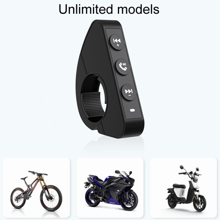 Telecomando Universale Bluetooth Manubrio Cellulare Android o Ios Per Moto Scooter Monopattino Bici elettrica