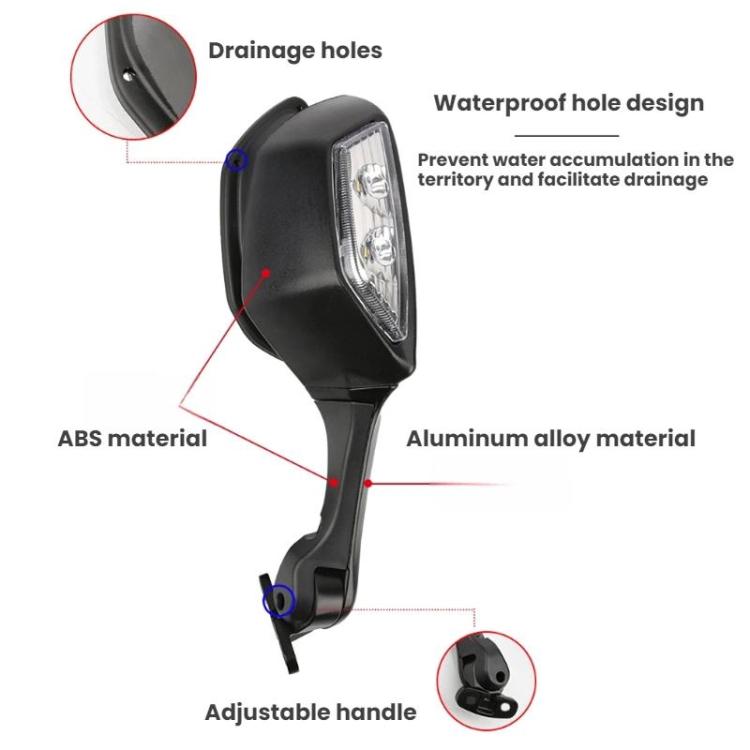 Specchietti con frecce led per NINJA Kawasaki ZX-10R 2011-2015 ZX1000