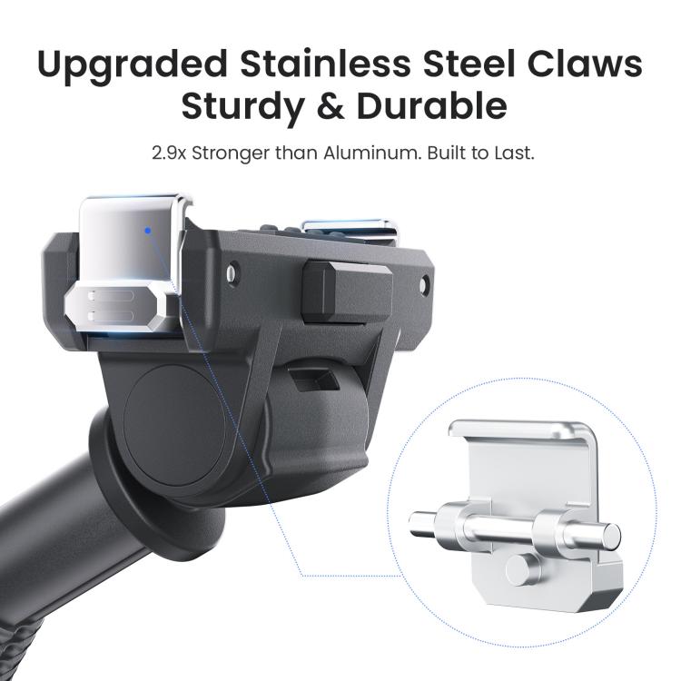 Selfie Stick Gimbal 120 Cm a Sgancio Rapido Per DJI Osmo 360 Action 5 Pro 4 3