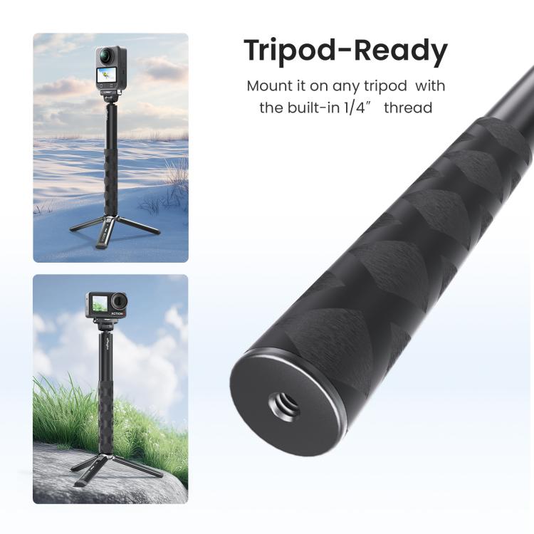 Selfie Stick Gimbal 120 Cm a Sgancio Rapido Per DJI Osmo 360 Action 5 Pro 4 3