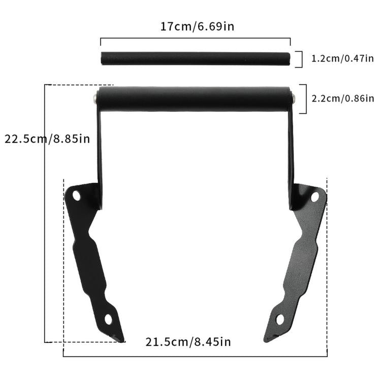 Supporto per navigatore GPS Honda XL 750 Transalp 2023 2025 Staffa di montaggio
