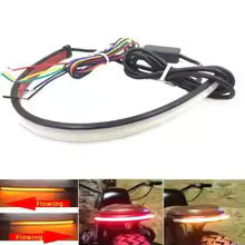 Faro stop frecce led sequenziali moto custom cafe racer SCRAMBLER