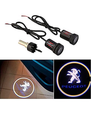 Led Sottoporta Cortesia Con Logo Per Tutte Le Auto Con Alimentazione 12v