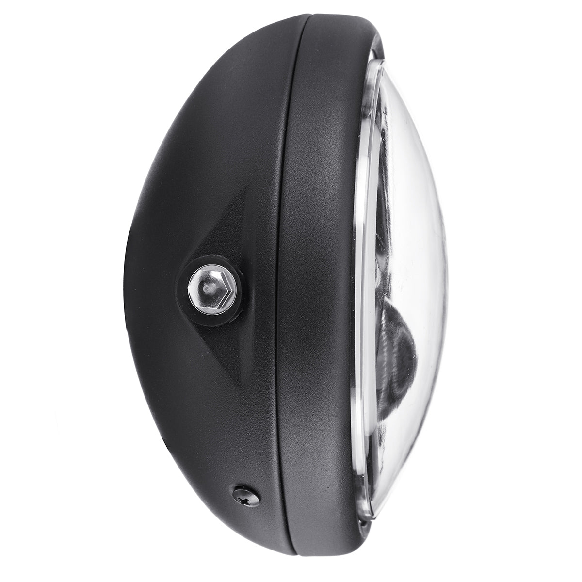 Faro tondo cafè Racer con frecce integrate a led per YAMAHA SUZUKI GUZZI BMW BUELL LED 190 MM 7,5 POLLICI