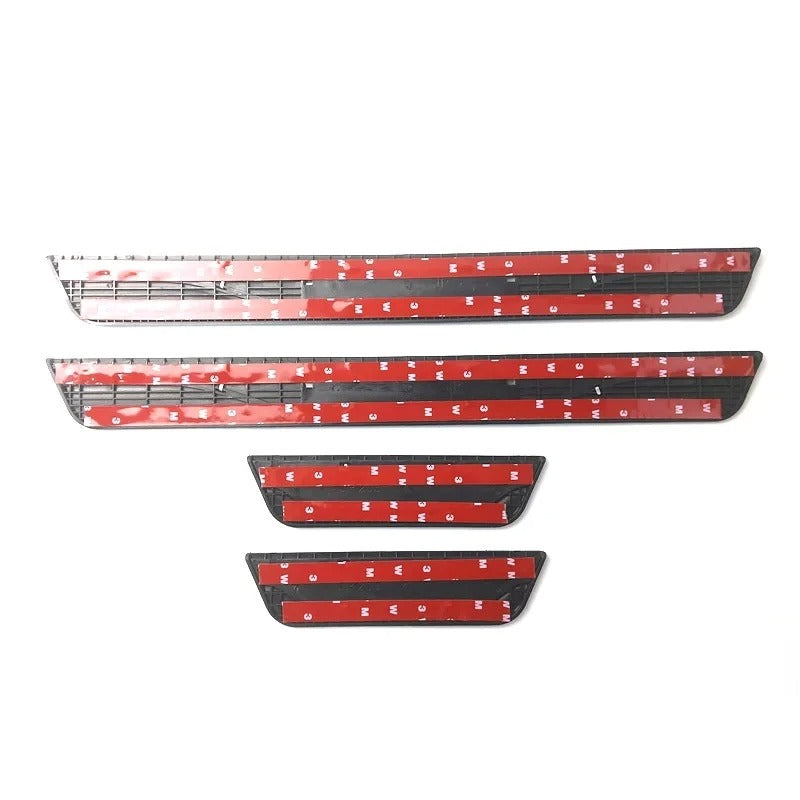 KIT 4 modanature battitacco pedane sottoporta in ABS acciaio per BRONCO 2021