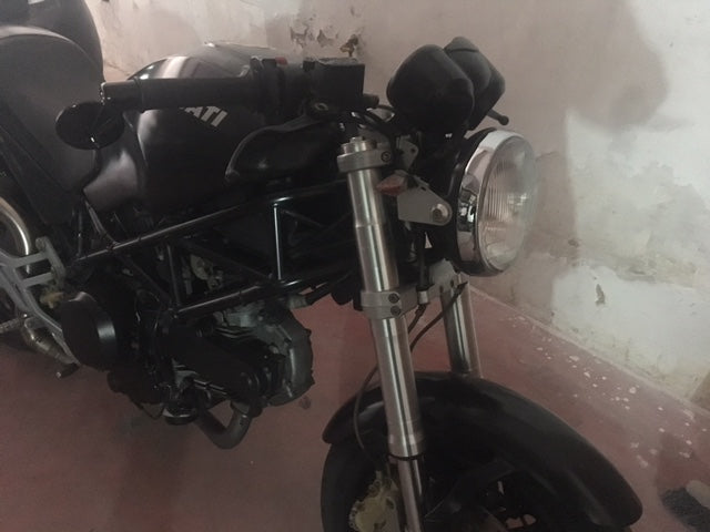 Specchietti Retrovisori Cafè Racer Manubrio Per Ducati Monster Kawasaki Buell