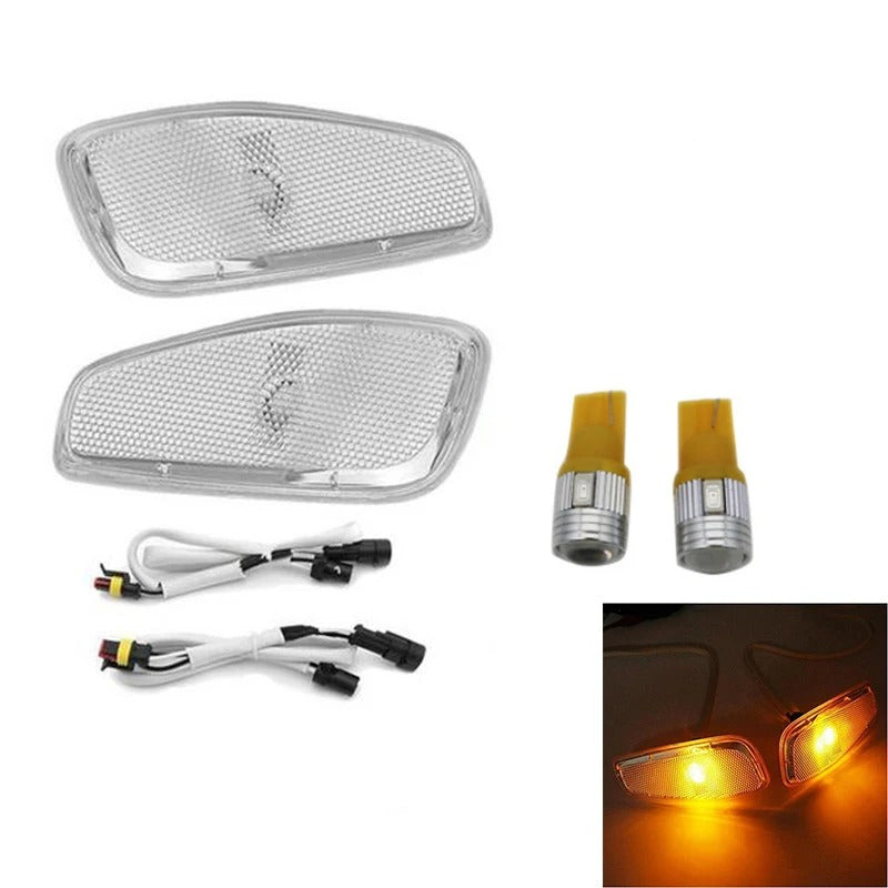 Coppia Frecce Laterali Bianche O Fumè Led Coperchio Per Renegade 2014 2021