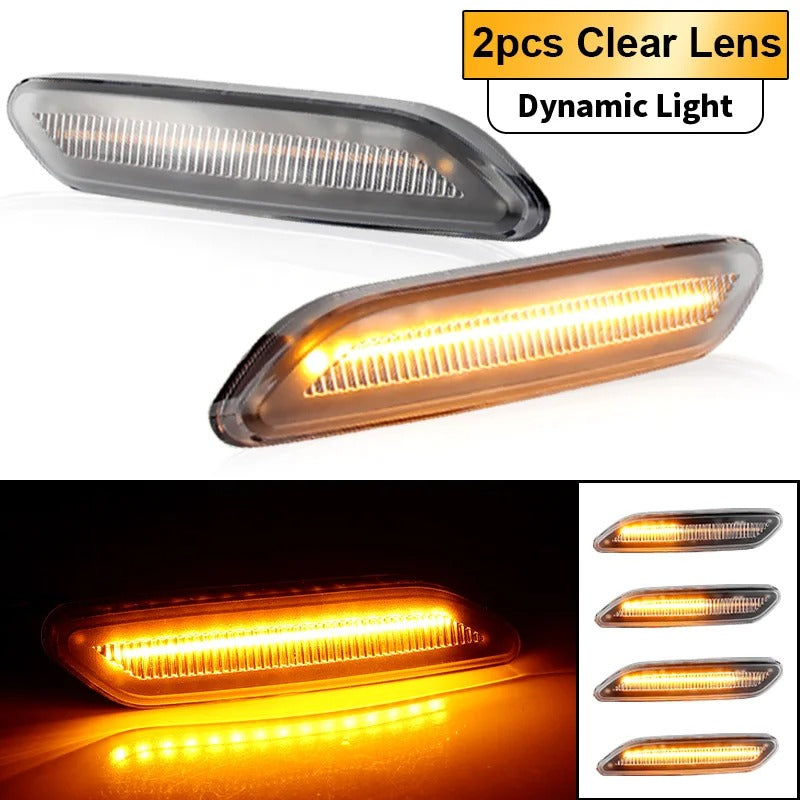 Coppia frecce laterali bianche o fumè led dinamiche per MINI COUNTRYMAN PACEMAN