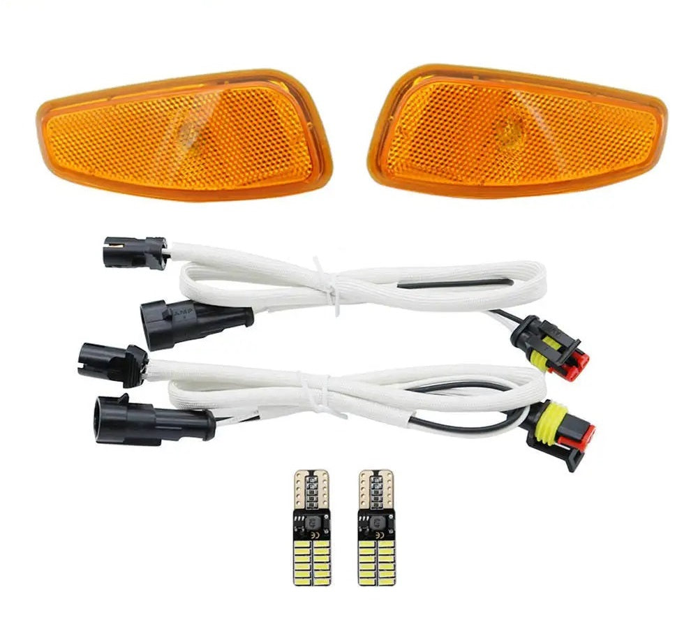 Coppia Frecce Laterali Bianche O Fumè Led Coperchio Per Renegade 2014 2021