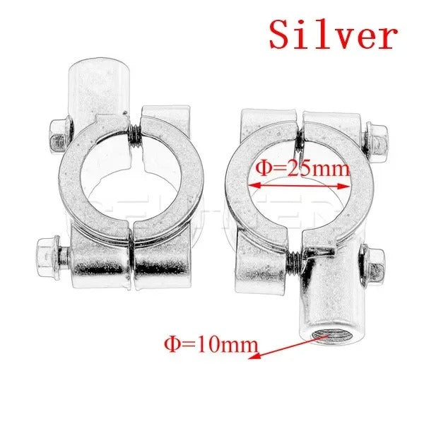 Coppia adattatori specchietti moto universali regolabili e vari diametri