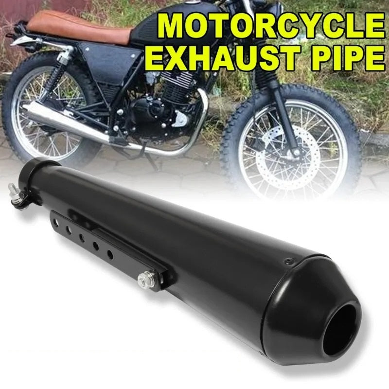 Marmitta MEGATON Universale Moto Cafe Racer Scrambler Terminale DI SCARICO