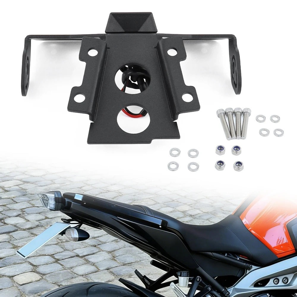 Porta Targa Portatarga Yamaha Mt09 Mt 09 2014 2015 2016 Inclinato elimina parafango