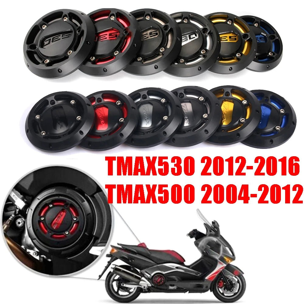 Paramotore Per Yamaha T-MAX TMAX 530 500 TMAX530 TMAX500 Motore Del Motociclo Coperchio di Protezione Statore Copertura Della Protezione Slider Accessori