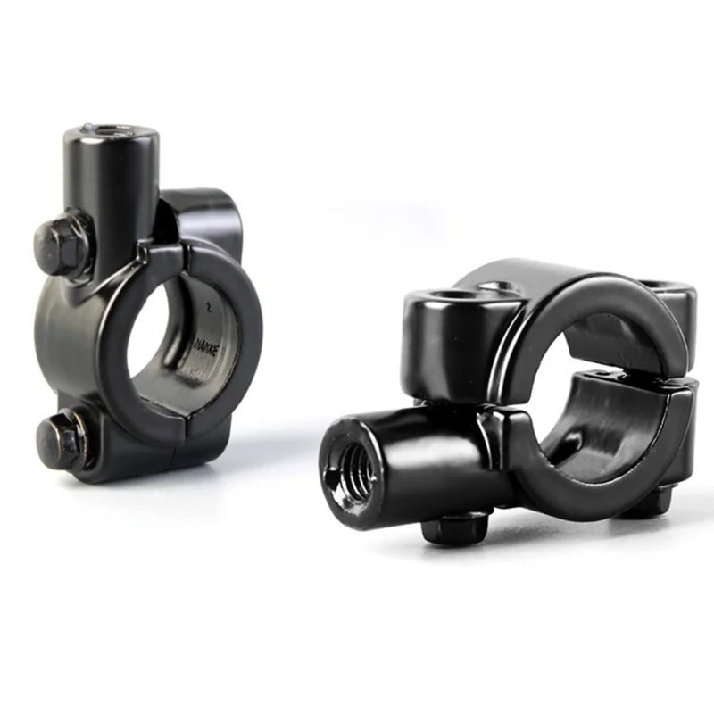 Coppia adattatori specchietti moto universali regolabili e vari diametri