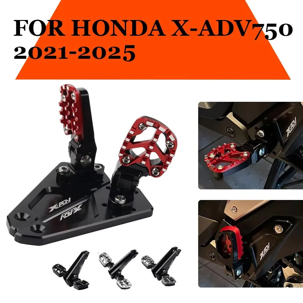 Pedane Poggiapiedi Regolabili Honda XADV 750 - 2021 2022 2023 2024 2025