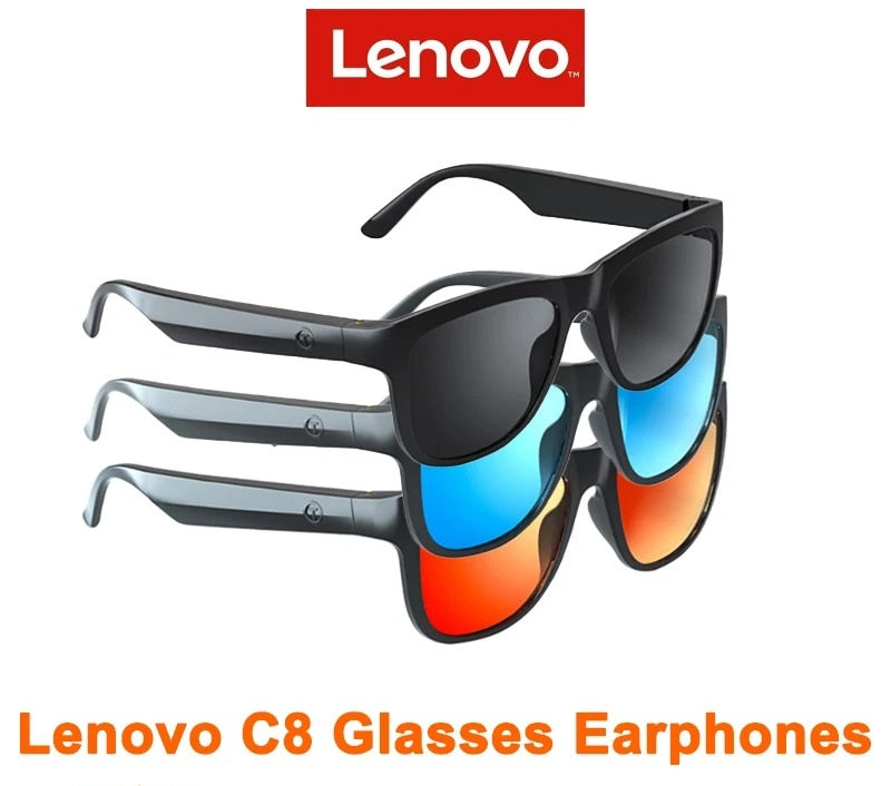 Occhiali da sole smart Lenovo Lecoo C8 Wireless bluetooth auricolari e microfono. Ideali per ascoltare musica e rispondere alle telefonate