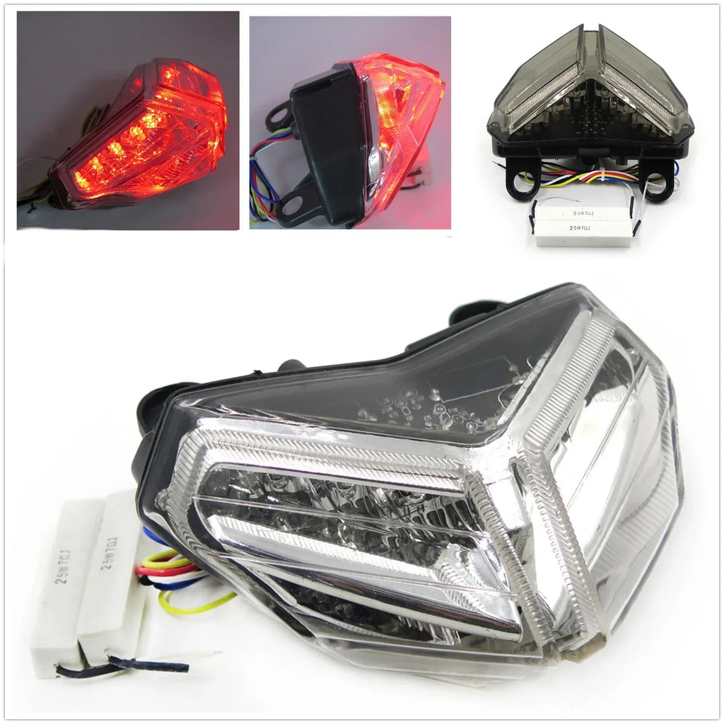 Faro Posteriore Stop Con Frecce Integrate Led Ducati 848 1098 1198 Fumè