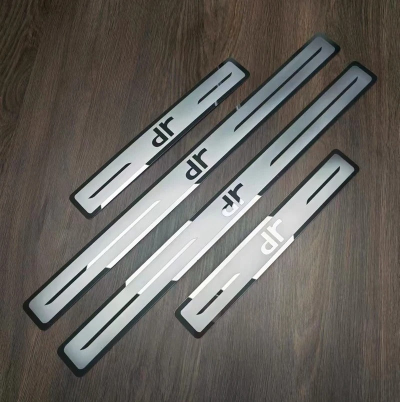 KIT 4 Modanature battitacco METALLO PEDANE Sottoporta per Dr 4 5 6