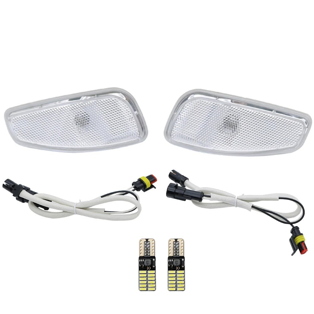 Coppia Frecce Laterali Bianche O Fumè Led Coperchio Per Renegade 2014 2021