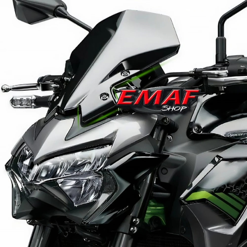 Cupolino Parabrezza Deflettore Kawasaki Z900 Z 900 Alto Nero O Trasparente