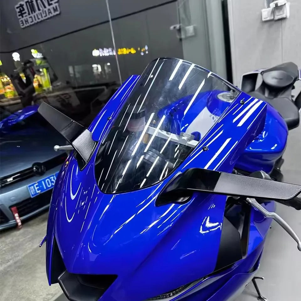 Specchietti Ala Lama Girevole Antivento Aerodinamici Yamaha R1 R6 R7 YZF