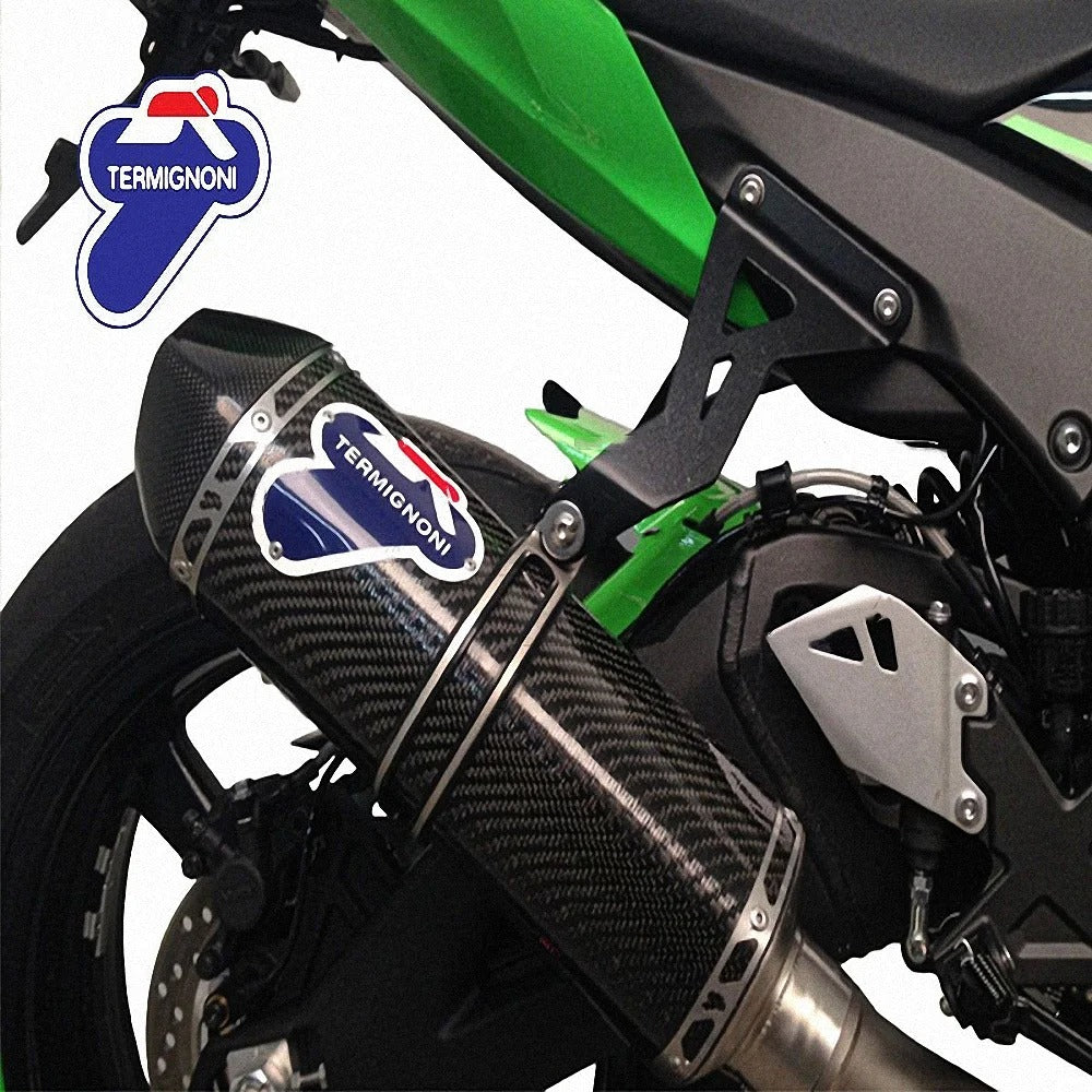 Termignoni adesivo sticker alluminio 3D alte temperature per scarico moto