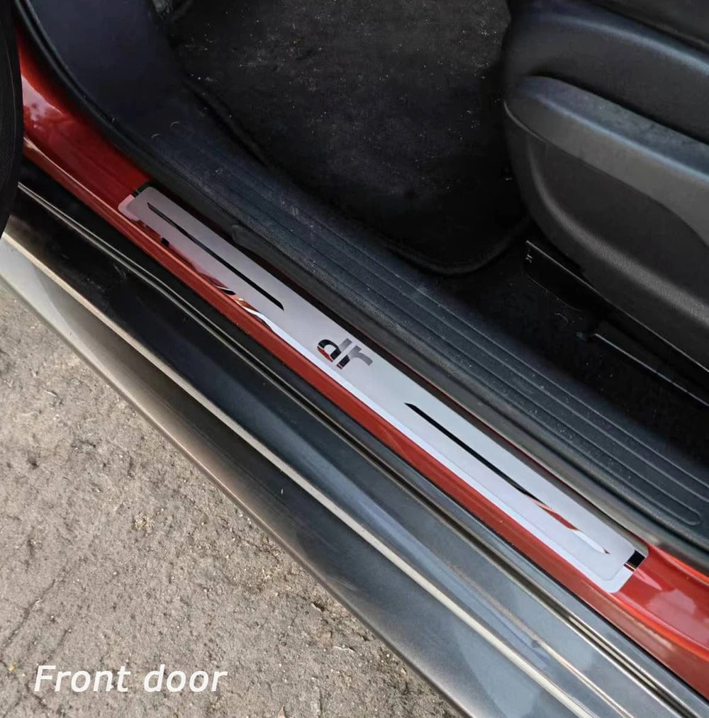 KIT 4 Modanature battitacco METALLO PEDANE Sottoporta per Dr 4 5 6