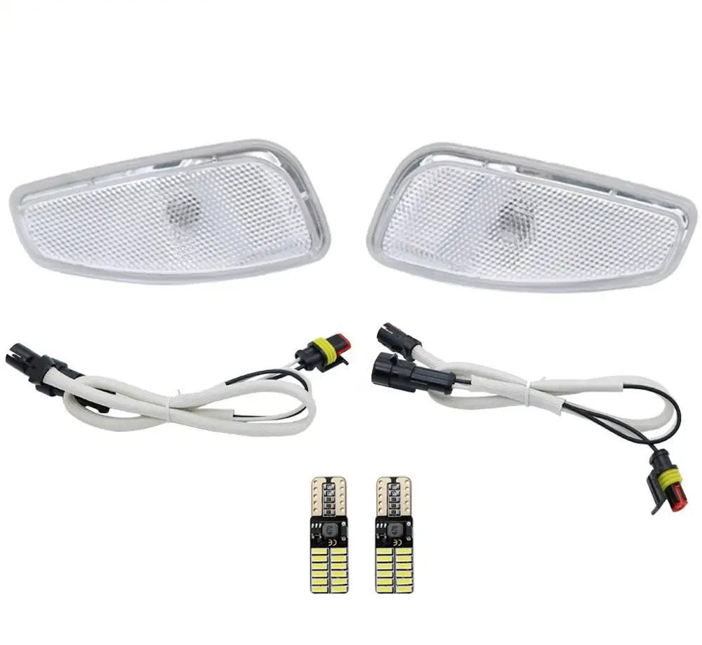 Coppia Frecce Laterali Bianche O Fumè Led Coperchio Per Renegade 2014 2021