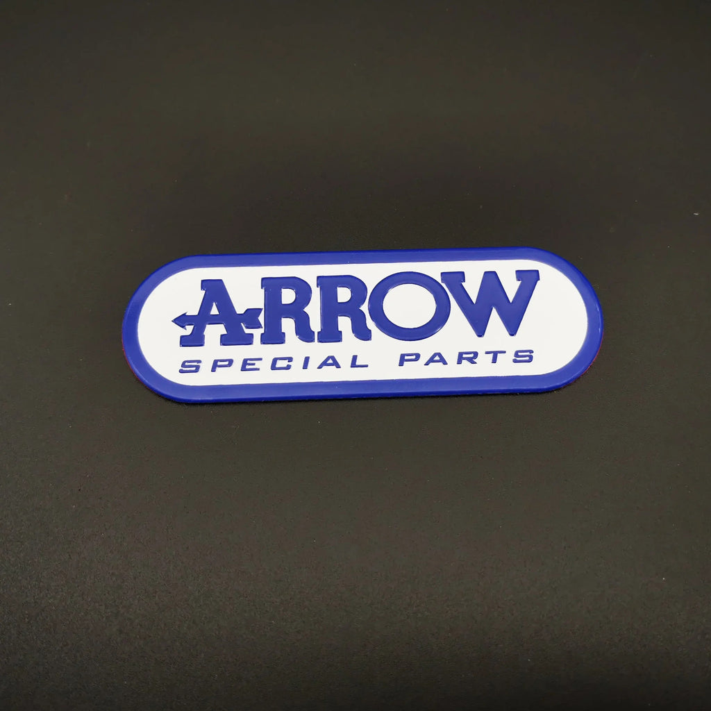 Arrow adesivo stickers alluminio 3D alte temperature scarico moto resistente al calore