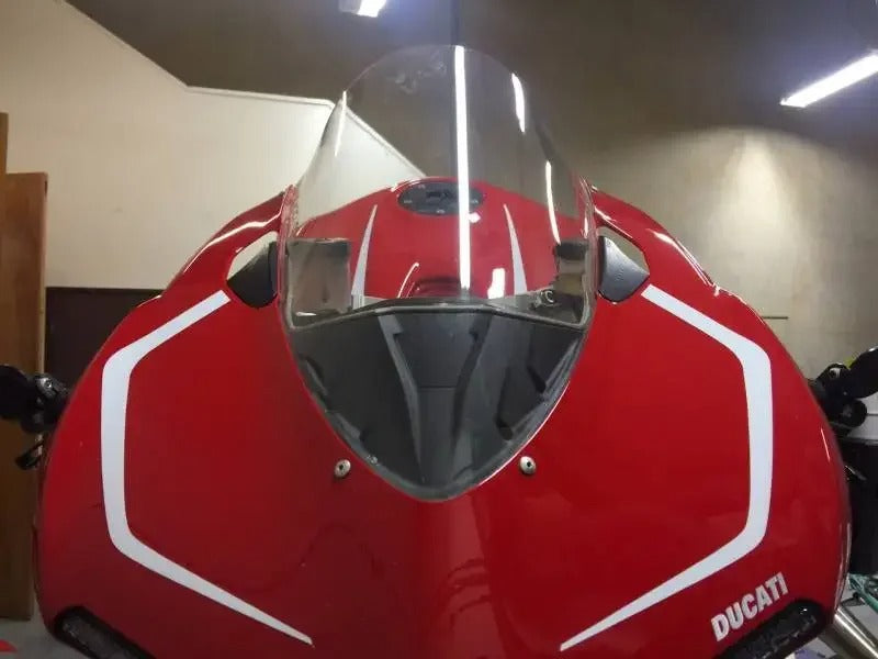 2 Adesivi cupolino moto Ducati Panigale V4 V4S V4R V2 2020 899 1199 ANTERIORI