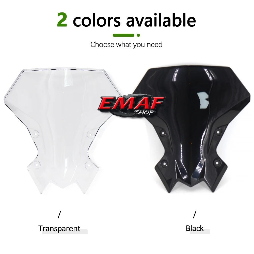 Cupolino Parabrezza Deflettore Kawasaki Z900 Z 900 Alto Nero O Trasparente