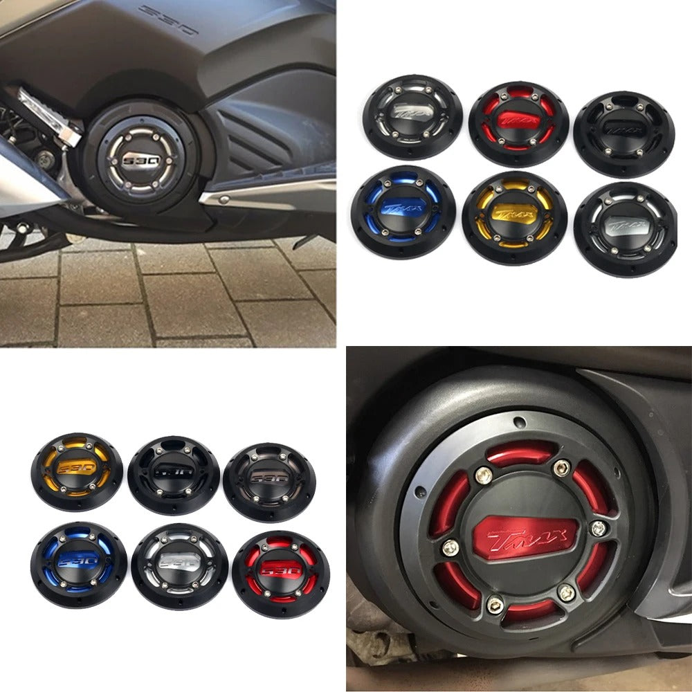 Paramotore Per Yamaha T-MAX TMAX 530 500 TMAX530 TMAX500 Motore Del Motociclo Coperchio di Protezione Statore Copertura Della Protezione Slider Accessori