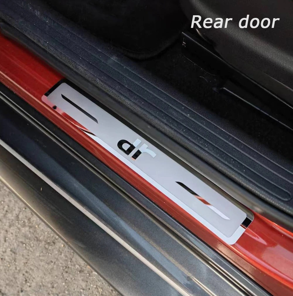 KIT 4 Modanature battitacco METALLO PEDANE Sottoporta per Dr 4 5 6