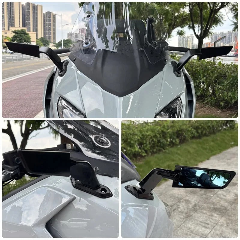 Specchietti ala a lama carena stealth per YAMAHA TMAX T MAX 2025 2026
