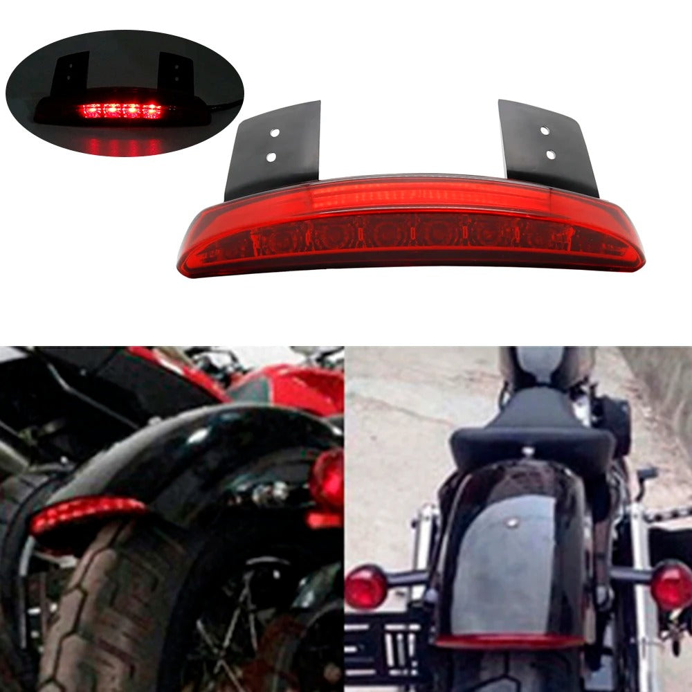Stop Posteriore Curvo Led Con Frecce Integrate Harley Sportster Xl 883 1200