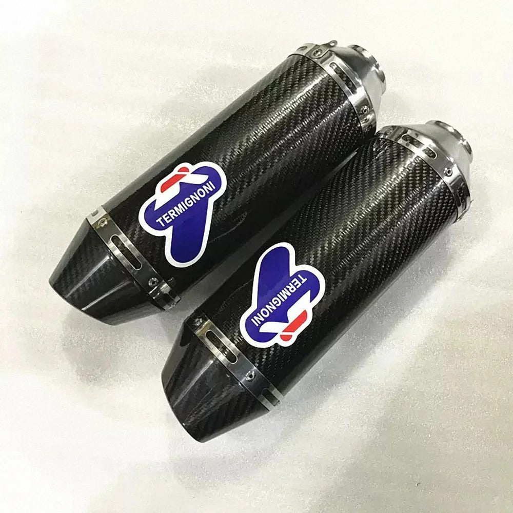 Termignoni adesivo sticker alluminio 3D alte temperature per scarico moto