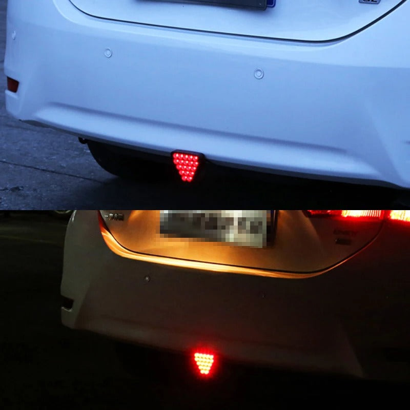 Terzo Stop Led Luce Pilota F1 Stile Auto Moto Flash Automatico Triangolo