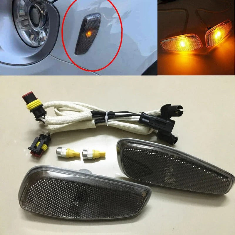 Coppia Frecce Laterali Bianche O Fumè Led Coperchio Per Renegade 2014 2021