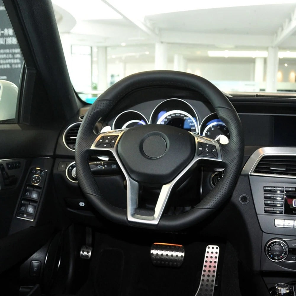 Cover Trim Volante Manubrio Per Mercedes Classe A B C E Glk Gla Cla Cls Amg