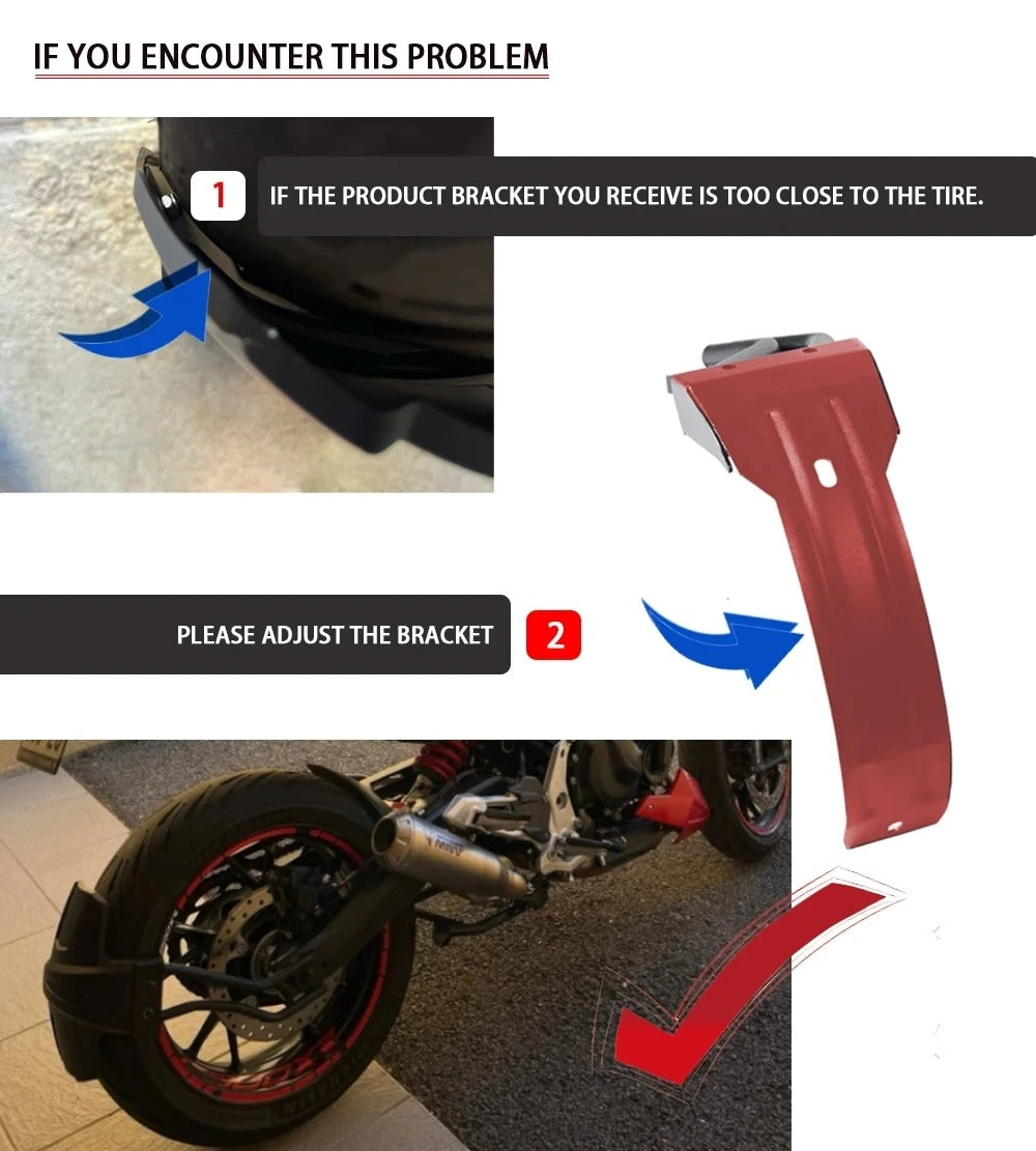 Parafango posteriore HONDA X-ADV 750 X ADV NERO OPACO