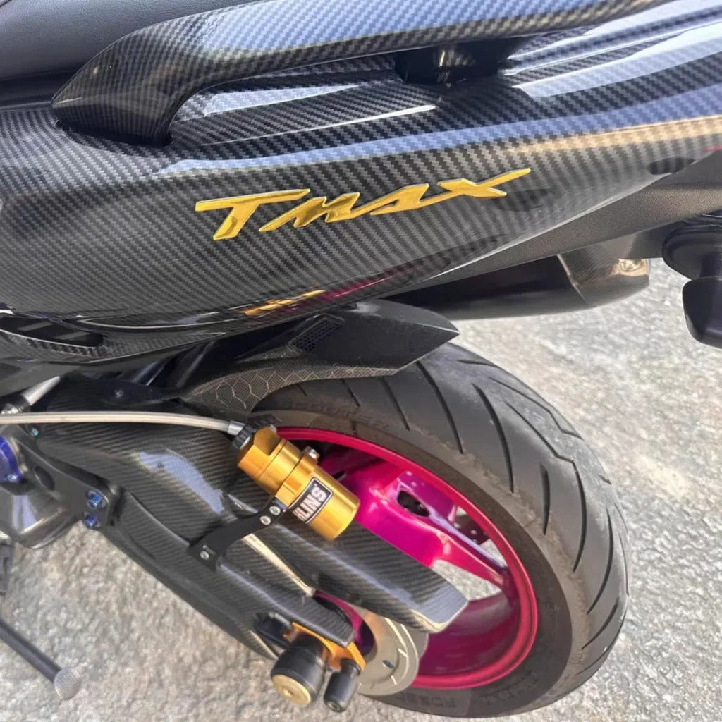 Coppia Adesivi Yamaha T Max Tmax In Resina Rilievo 500 530 560 Sx Dx 3d Epossidico