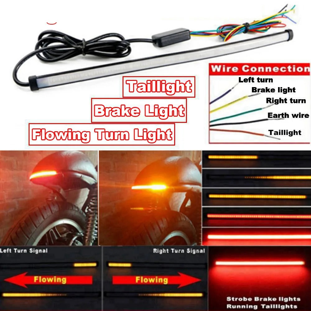 Faro stop frecce led sequenziali moto custom cafe racer SCRAMBLER