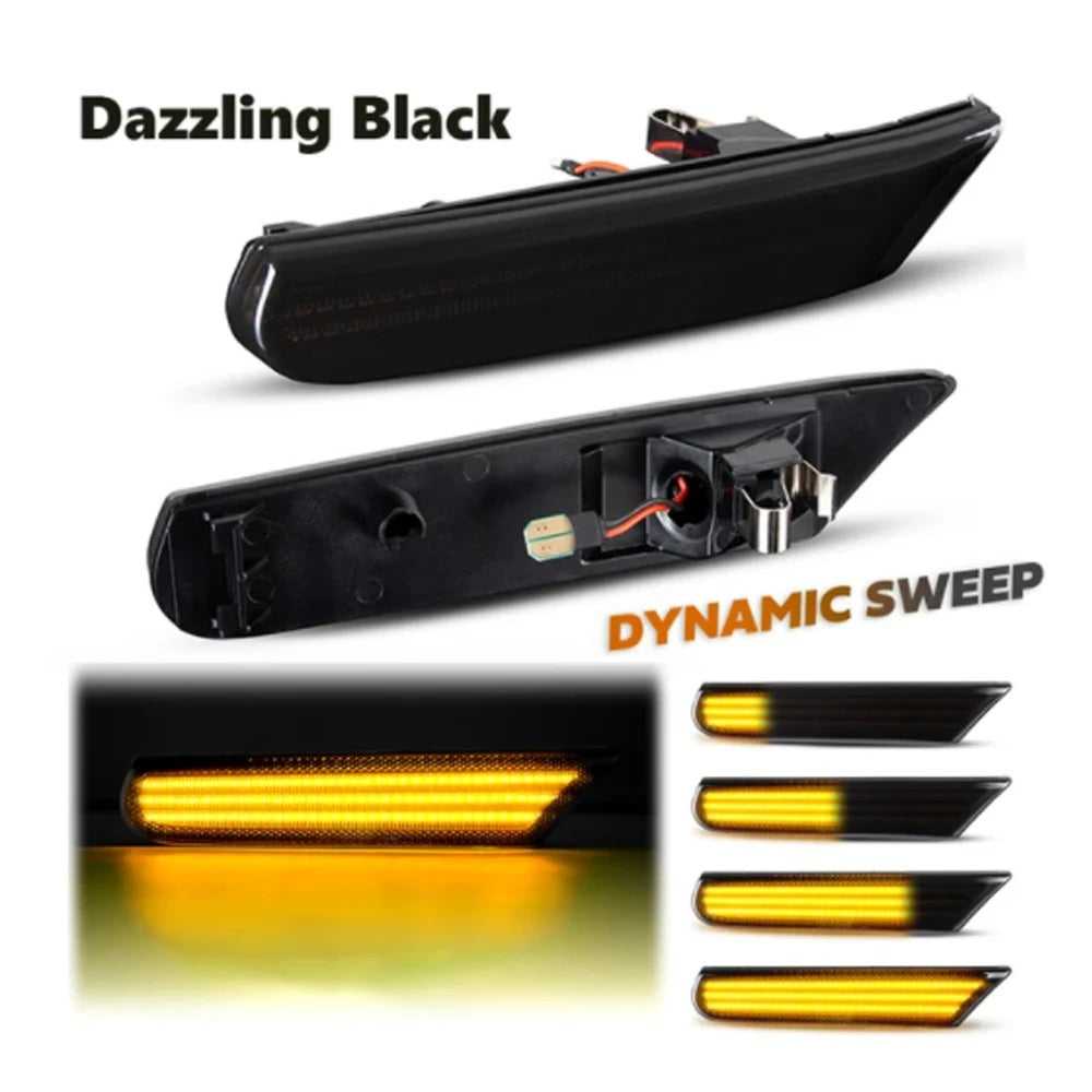 2 Frecce Dinamiche Led Porsche Boxster 986 996 911 Carrera Targa Bianche 99663103701 99663103702  99663103801 99663103802