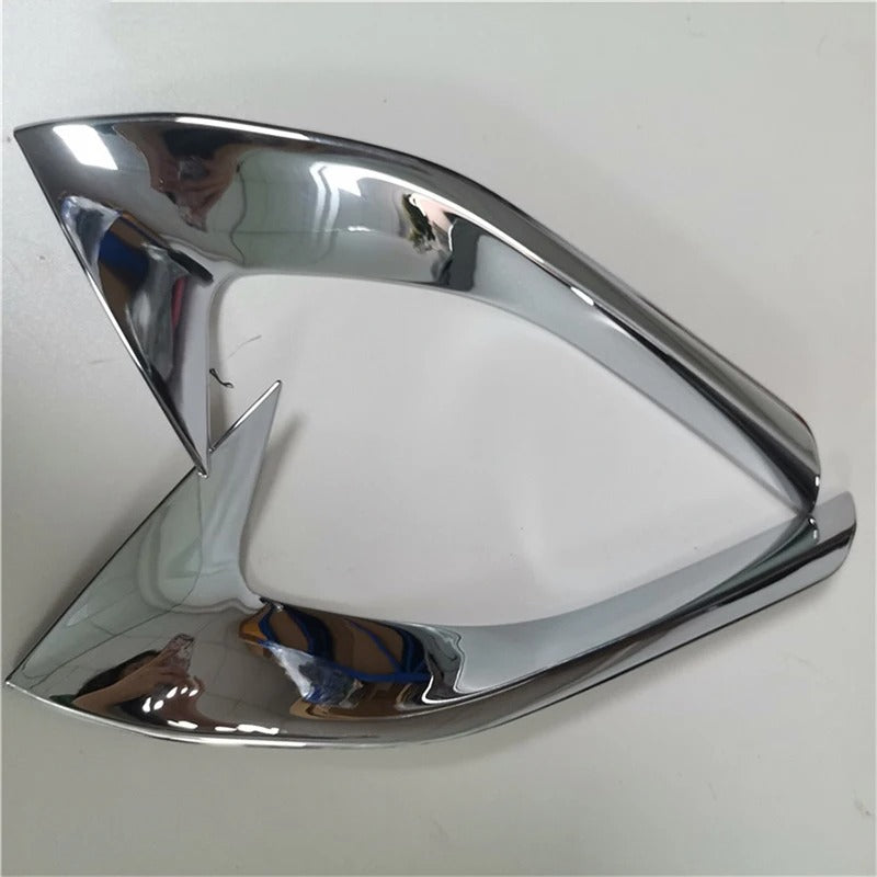 Per Peugeot 3008 3008GT 2017 - 2023 Testa Anteriore Fendinebbia Lampada Palpebra Sopracciglio ABS Cromo/Fibra di Carbonio Look Copertura Accessori