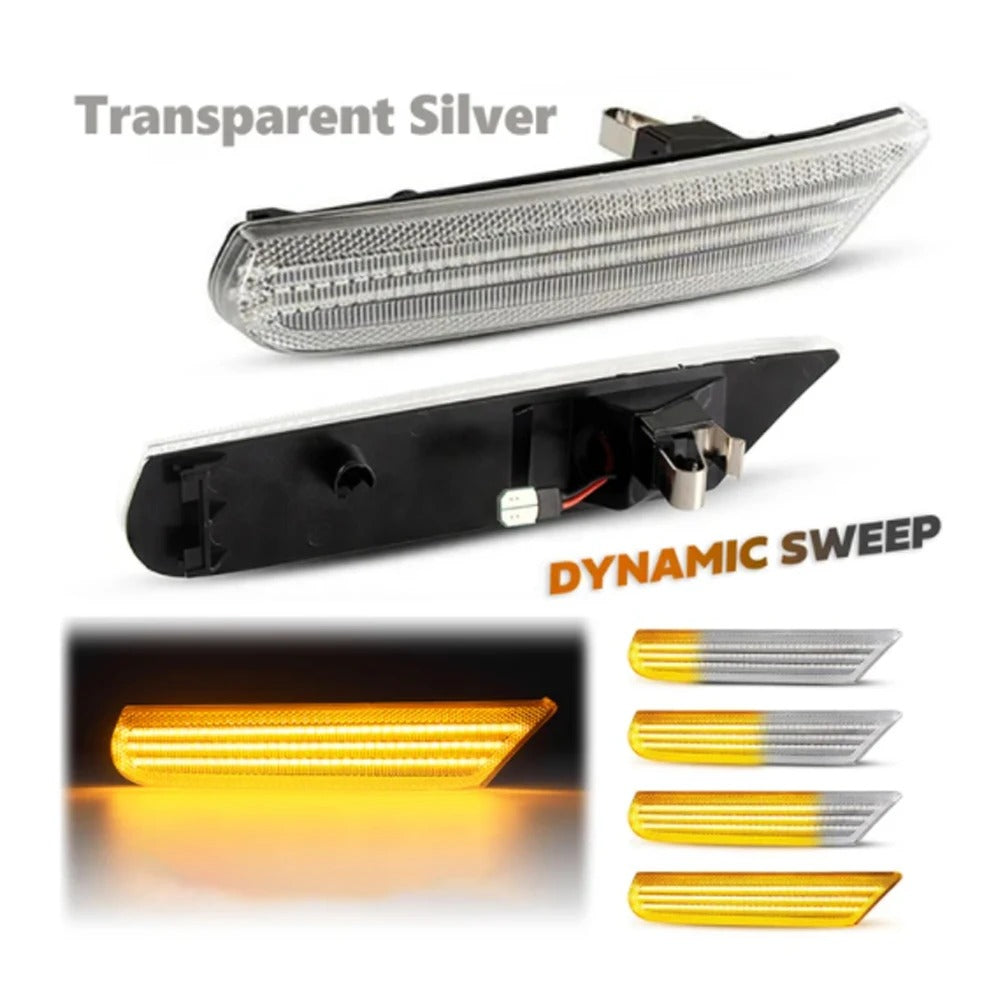 2 Frecce Dinamiche Led Porsche Boxster 986 996 911 Carrera Targa Bianche 99663103701 99663103702  99663103801 99663103802