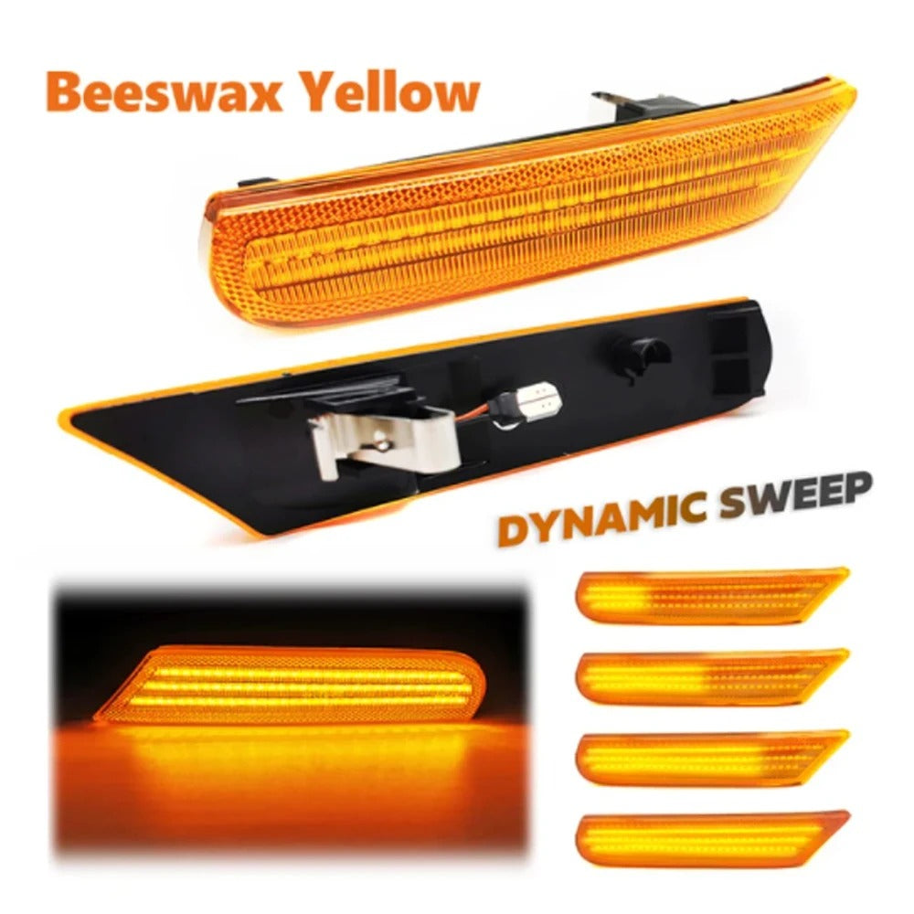 2 Frecce Dinamiche Led Porsche Boxster 986 996 911 Carrera Targa Bianche 99663103701 99663103702  99663103801 99663103802