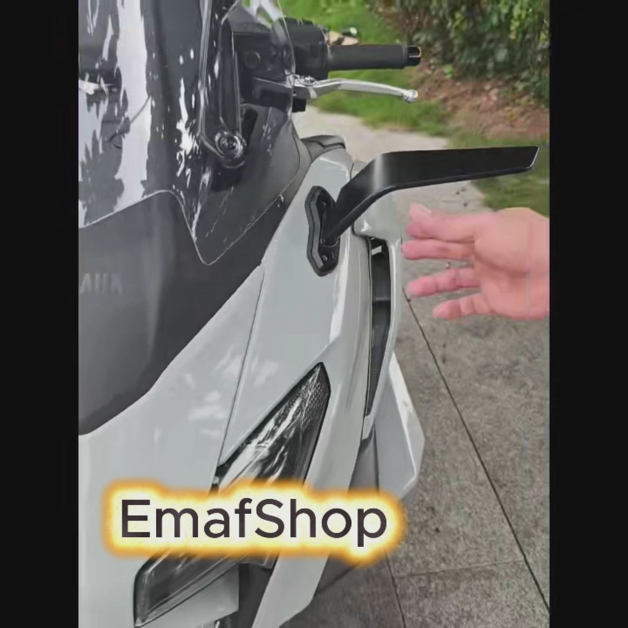 Specchietti ala a lama carena stealth per YAMAHA TMAX T MAX 2025 2026